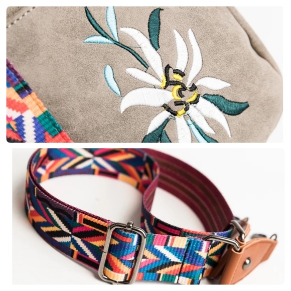 ⚘GRAY Vegan Leather Crossbody B… - Picture 5 of 8